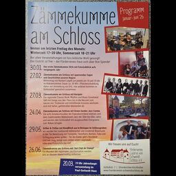 Zämmekumme am Schloss